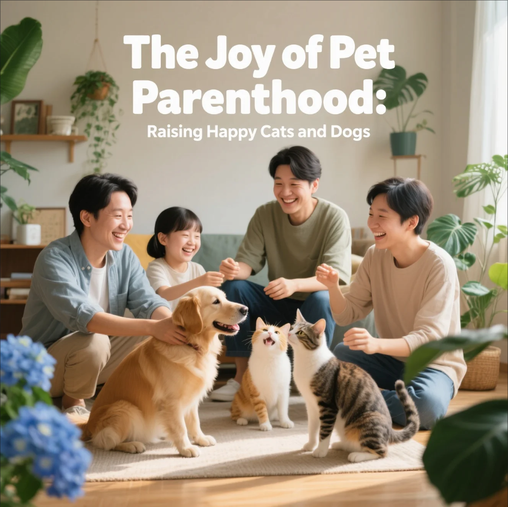 Read more about the article The Joy of Pet Parenthood: Raising Happy Cats and Dogs