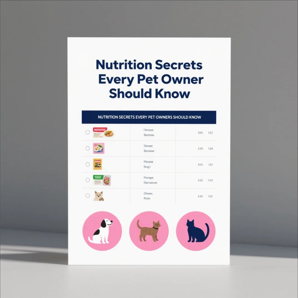 Read more about the article Nutrition Secrets Every pet owner should know