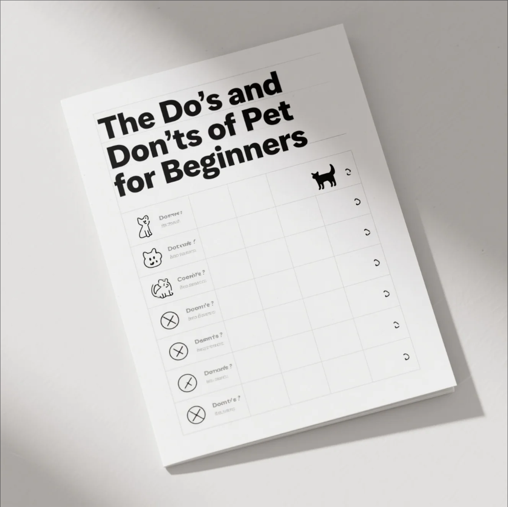 Read more about the article The Do’s and Don’ts of Pet Care for Beginners