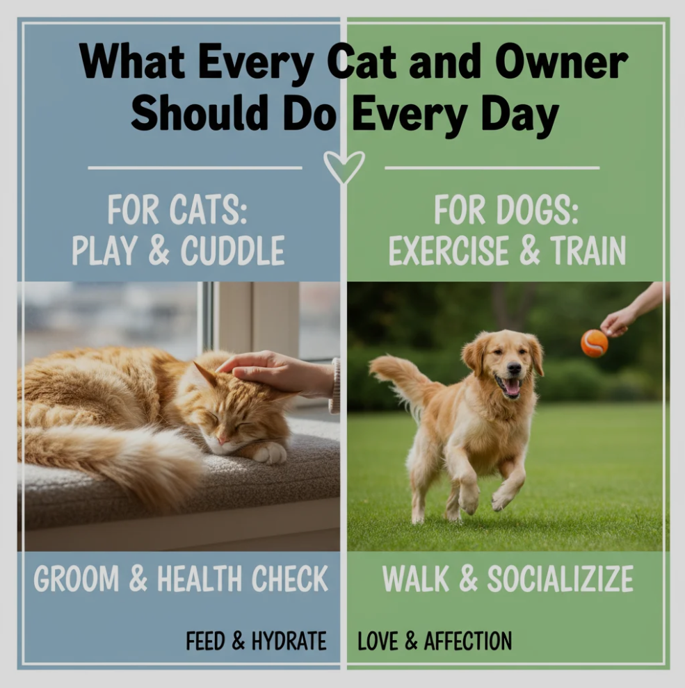 You are currently viewing What Every Cat and Dog Owner Should Do Every Day