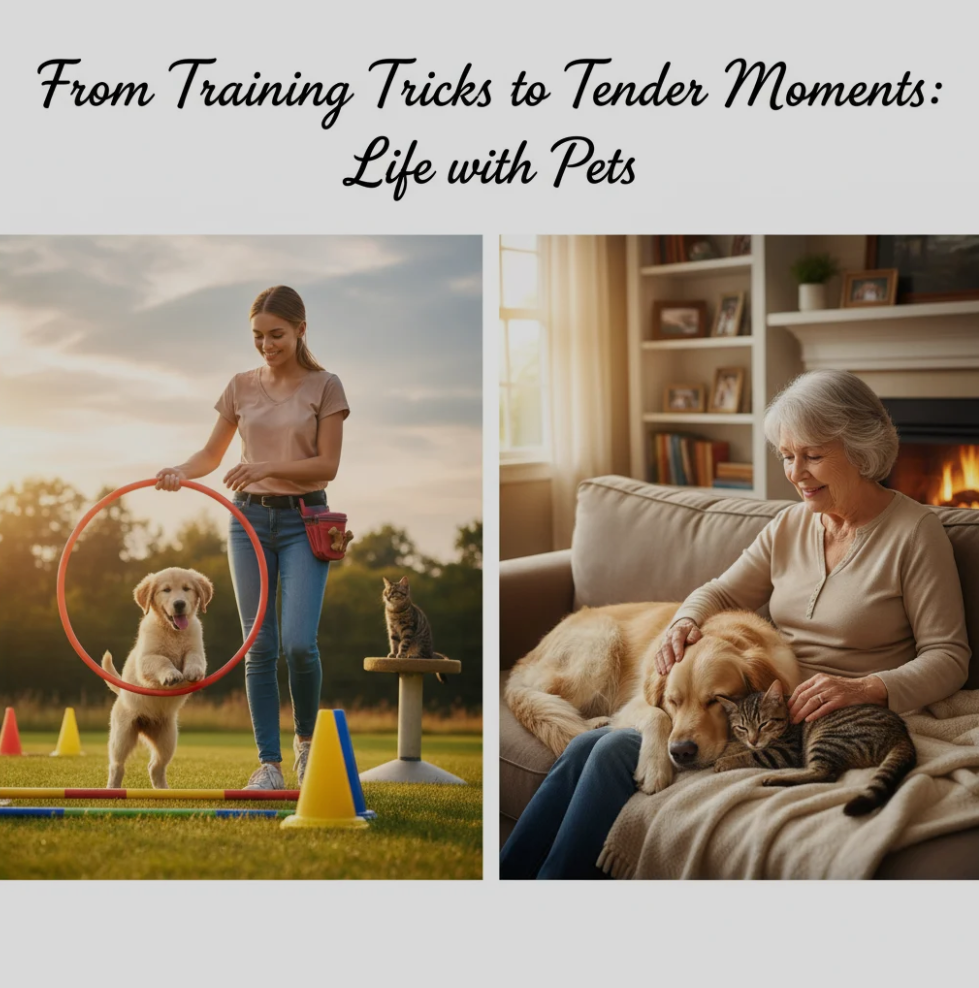 You are currently viewing From Training Tricks to Tender Moments: Life with Pets