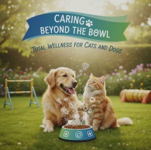 Read more about the article Caring Beyond the Bowl: Total Wellness for Cats and Dogs