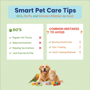 Read more about the article Smart Pet Care Tips: Do’s, Don’ts, and Common Mistakes to Avoid