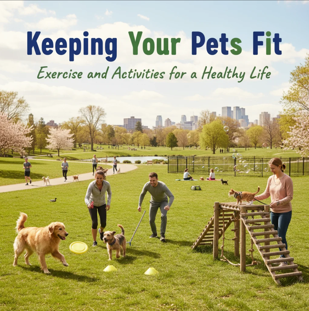 Read more about the article Keeping Your Pets Fit: Exercise and Activities for a Healthy Life