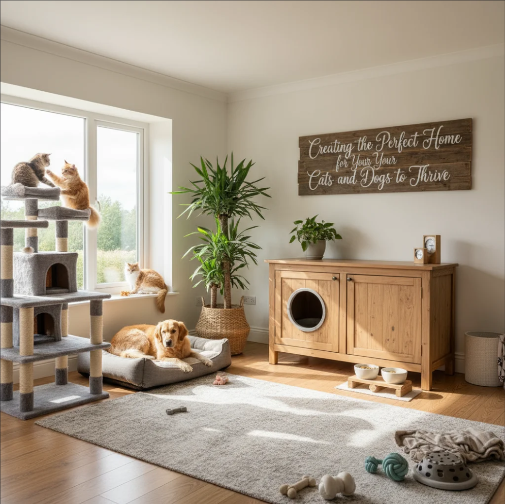 Read more about the article Creating the Perfect Home for Your Cats and Dogs to Thrive
