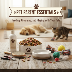 Read more about the article Pet Parent Essentials Feeding Grooming and Playing with Your Pets