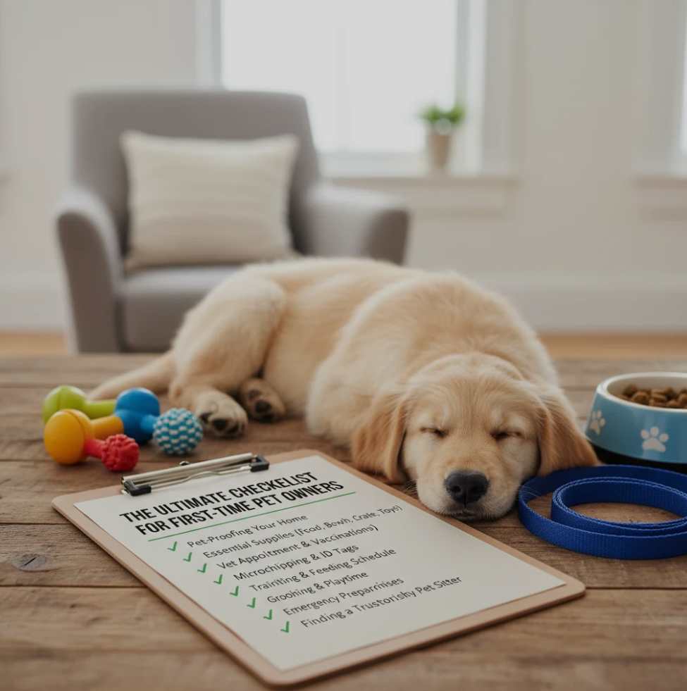 You are currently viewing The Ultimate Checklist for First-Time Pet Owners