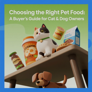 Read more about the article Choosing the Right Pet Food: A Buyer’s Guide for Cat & Dog Owners