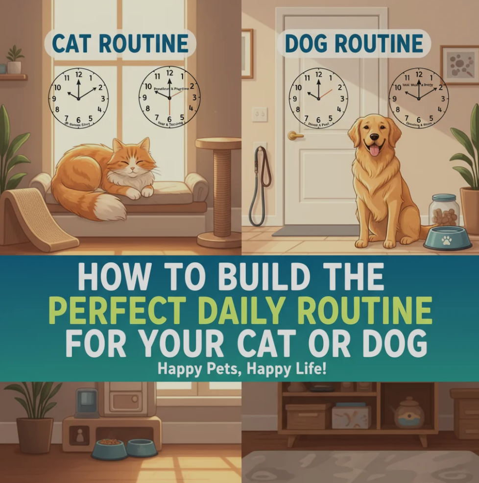 You are currently viewing How to Build the Perfect Daily Routine for Your Cat or Dog