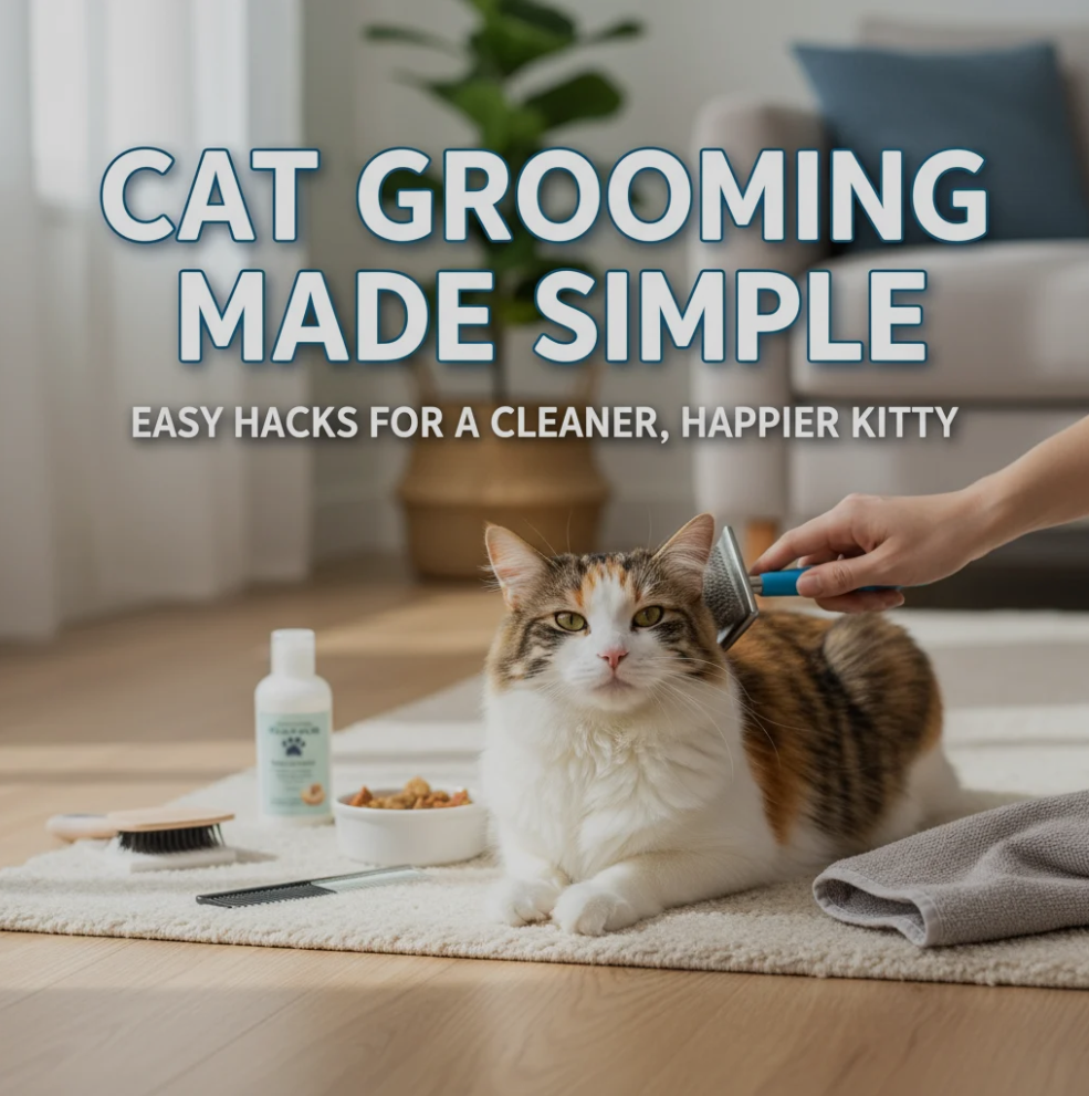 You are currently viewing Cat Grooming Made Simple: Easy Hacks for a Cleaner, Happier Kitty