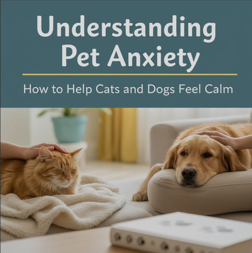 You are currently viewing Understanding Pet Anxiety: How to Help Cats and Dogs Feel Calm